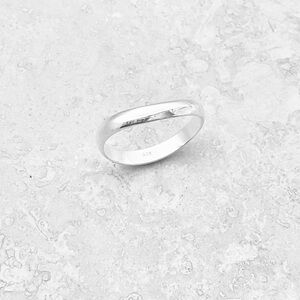 😍TOP SELLER😍 Sterling Silver Curve Thumb Ring, Silver Band, Stackable Jewelry